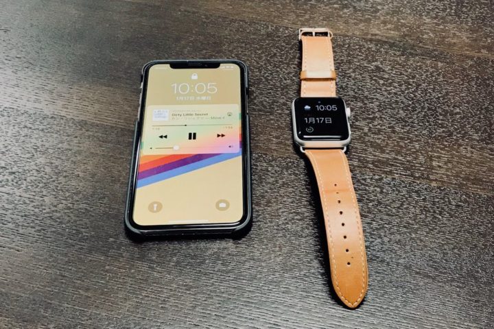 Apple WatchとiPhone X