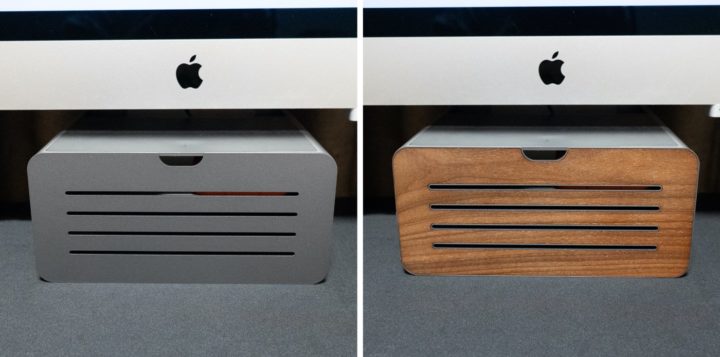 Twelve South「HiRise Pro for iMac」 フタはリバーシブルデザイン！雰囲気を変えられる