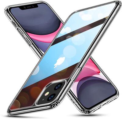 【ESR】背面ガラス+TPUバンパーケース iPhone 11