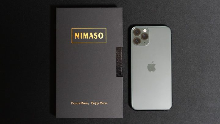 【レビュー】NimasoのiPhone 11 Pro向けガラスフィルムを試す。簡単に位置決めできるガイド枠が便利