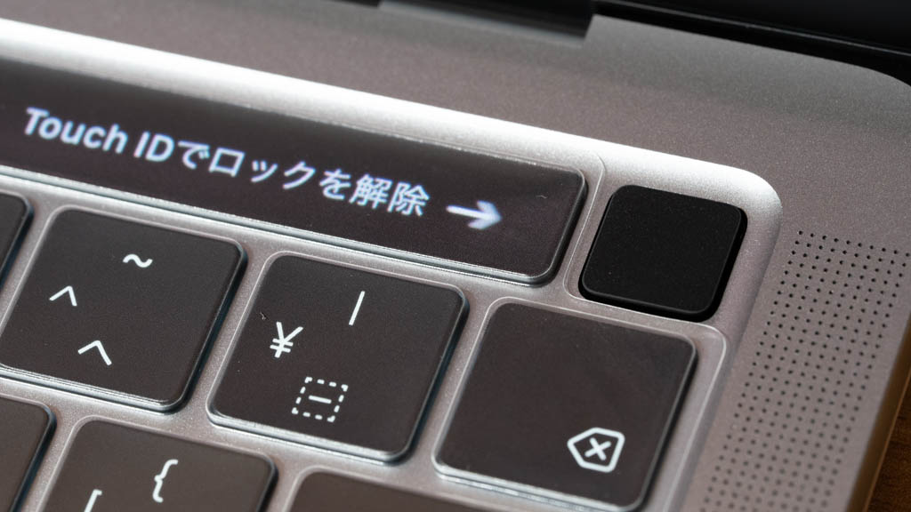 MacBook キーボードカバー Touch ID