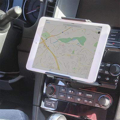Satechi CDスロットに固定できる車載ホルダー iPadスタンド