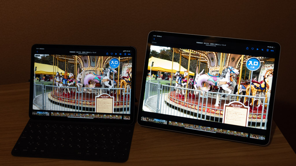 iPad Pro 12.9インチでHDRビデオを再生