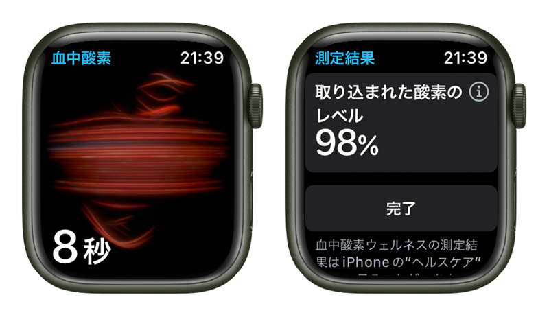 血中酸素ウェルネス Apple Watchアプリ