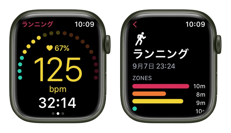 Zones｜運動強度（心拍ゾーン）が見える（Apple Watchアプリ）