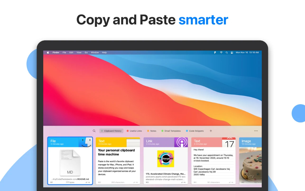 Paste｜便利 & 使いやすいおすすめのコピペアプリ（おすすめMacアプリ）