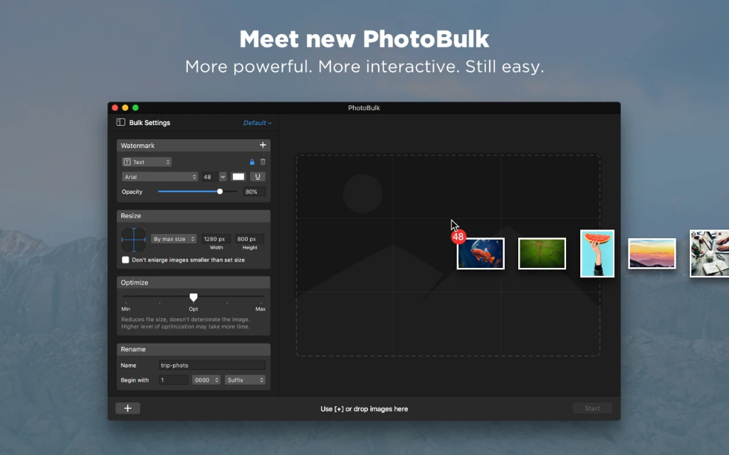 PhotoBulk｜リサイズ・圧縮・リネーム・ウォーターマークをこれひとつで（おすすめMacアプリ）