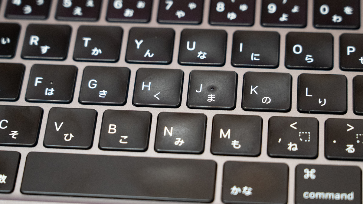 MacBook Airのキーボードの使用感