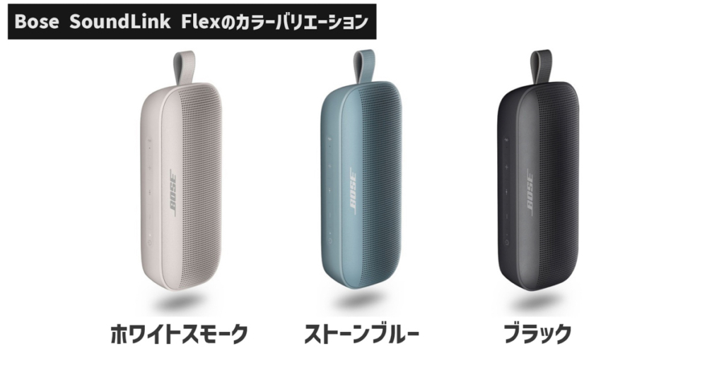 Bose SoudLink Flexのカラーバリエーション