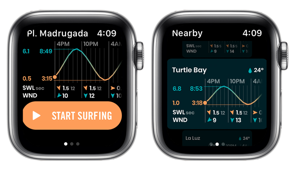 Apple Watchアプリ「Dawn Patrol」