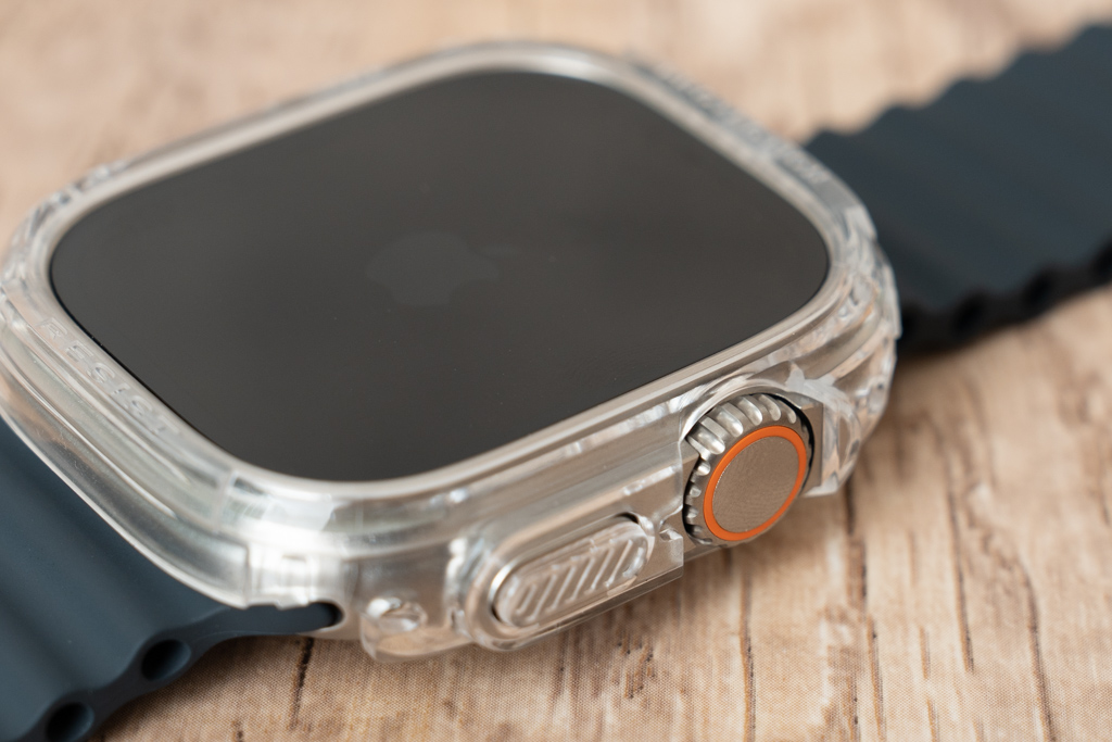 Apple Watch Ultra向けケース装着時のデジタルクラウン