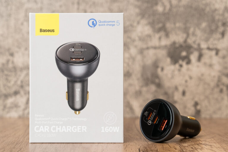 最大160Wに対応するBaseusのUSBカーチャージャーをレビュー│ノートPCを車内で充電可能 ガジェネクト