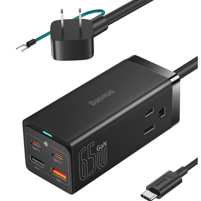 【Baseus】PowerCombo 6-IN-1 USB電源タップ