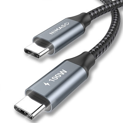 NIMASO 100W充電対応USB Type-Cケーブル