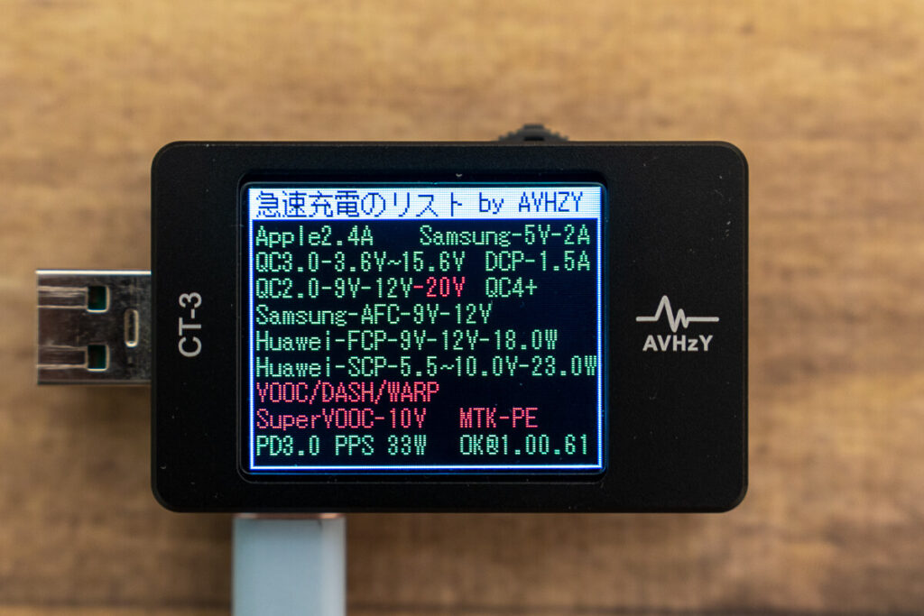 CIO SMARTCOBY Pro PLUGが対応する急速充電規格（USB-C）