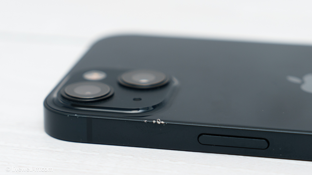 Apple認定整備済製品のiPhone 13についた傷