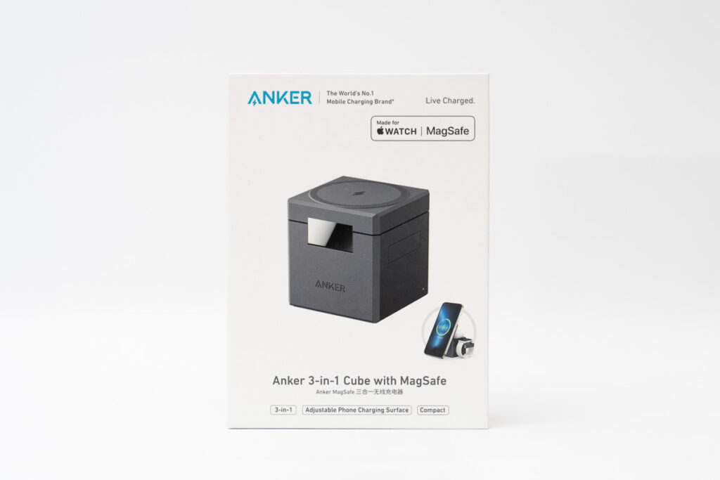 Anker 3-in-1 Cube with MagSafeの外箱