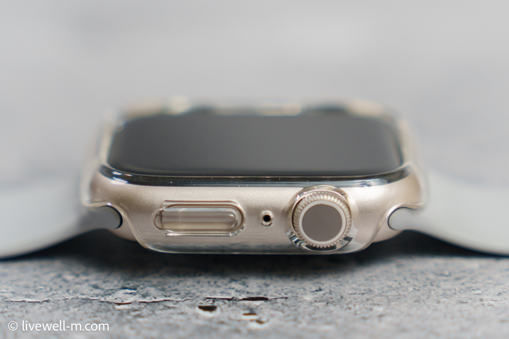 Spigen Apple Watchカバー シン・フィットのサイズ感1