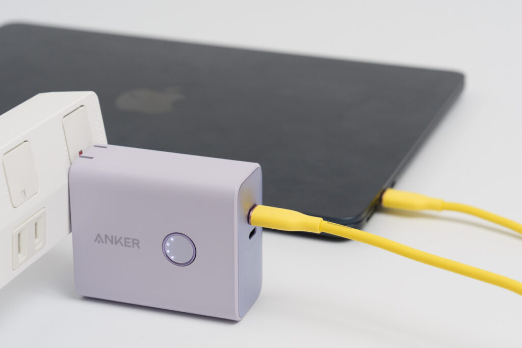 Anker 521 Power Bank (PowerCore Fusion, 45W)でMacBook Air 13インチを充電
