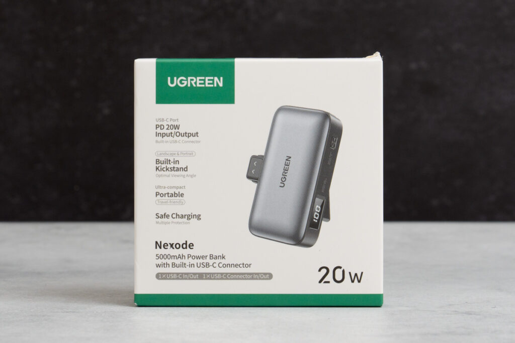 UGREEN Built-In USB-Cコネクター モバイルバッテリー（PB503）の外箱