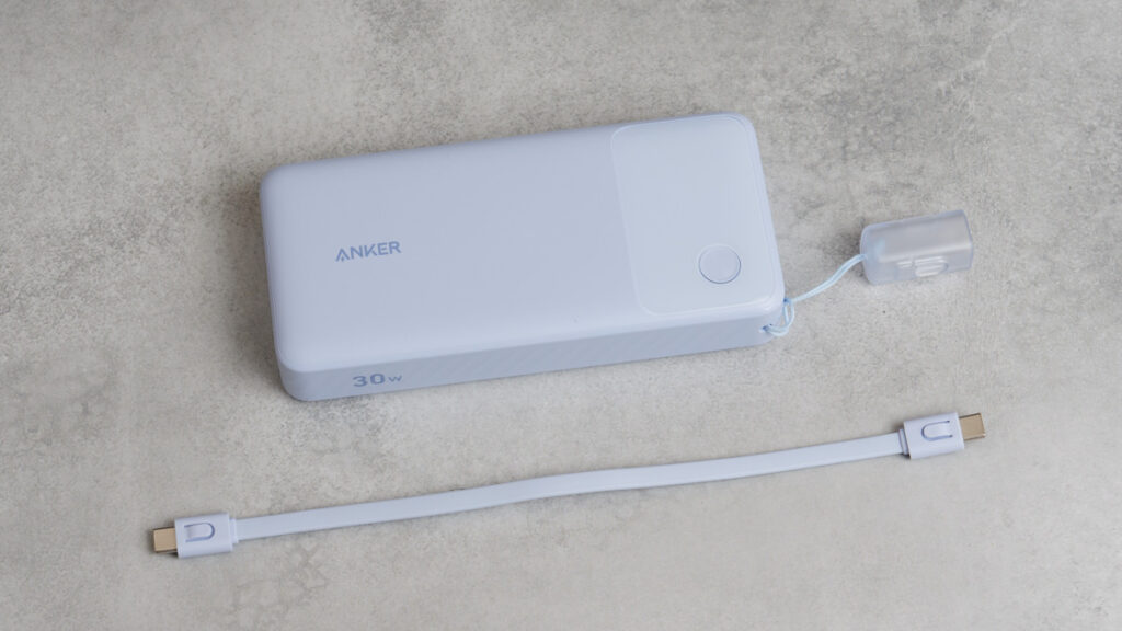 Anker Power Bank (20000mAh, 30W)付属のUSB-Cケーブル