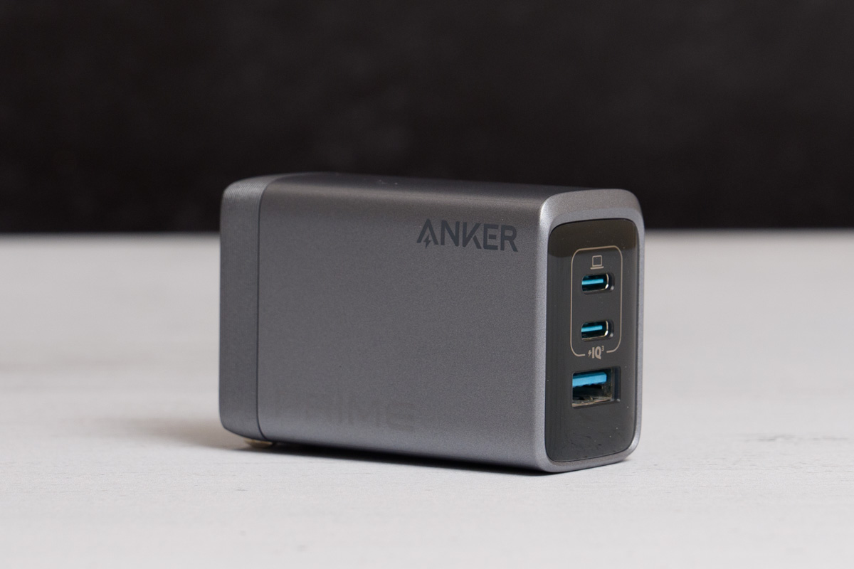 Anker Prime Charger (100W, 3 Ports, GaN)の全体の外観