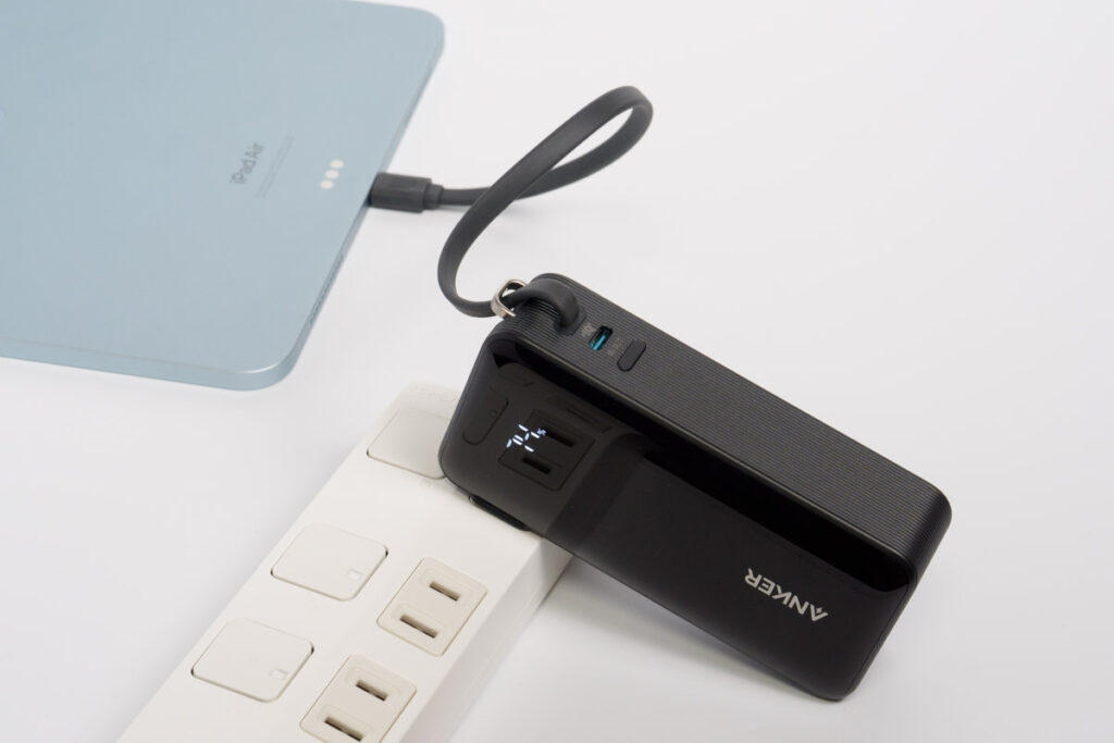 Anker Power Bank (10000mAh, Fusion, Built-In USB-C ケーブル)7