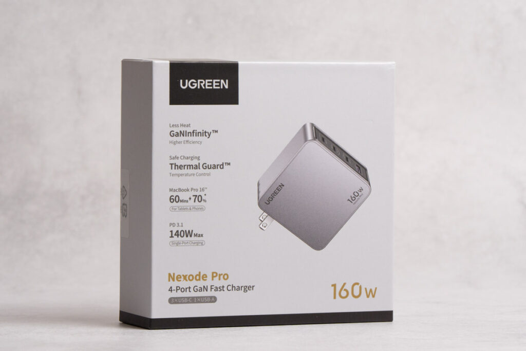 UGREEN Nexode Pro 160Wのパッケージ