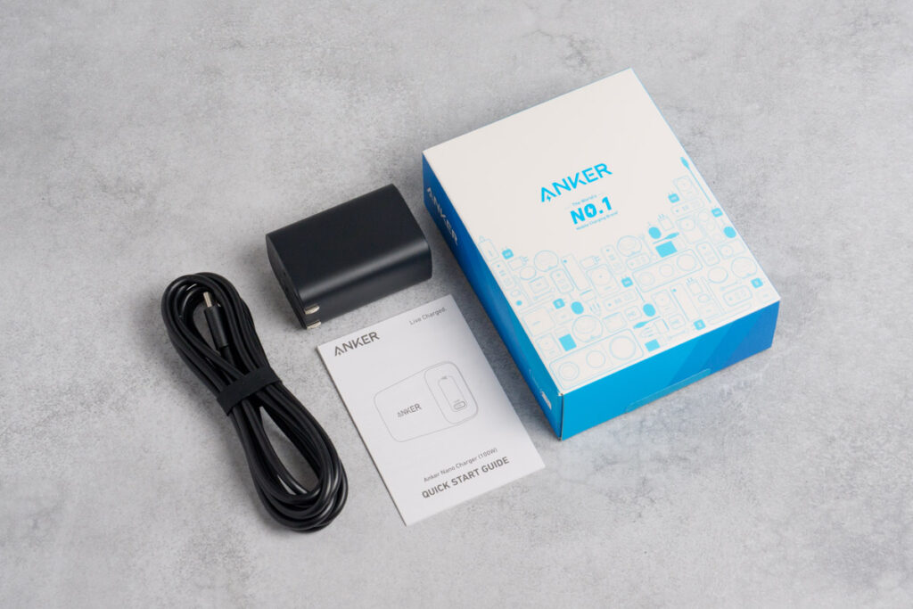 Anker Nano Charger (100W)のパッケージ内容