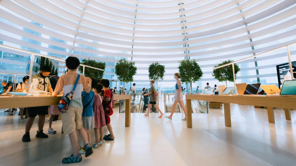 Appleストア（実店舗）のイメージ