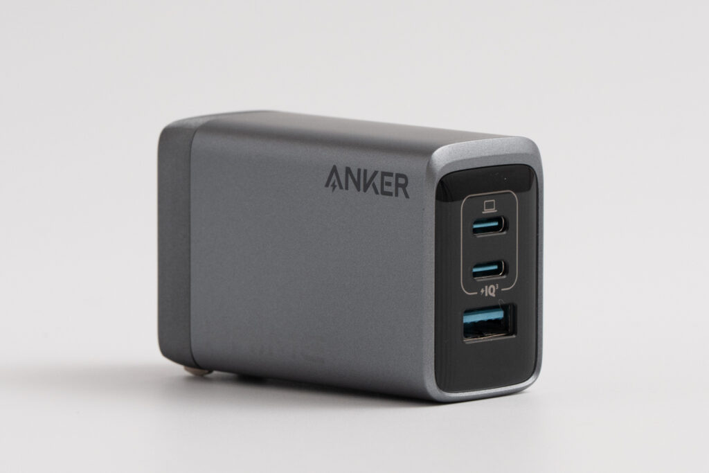 Anker Prime Charger (100W, 3 Ports, GaN)の全体の外観